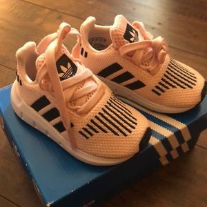 Pink Adidas sneakers